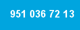 951 036 72 13
